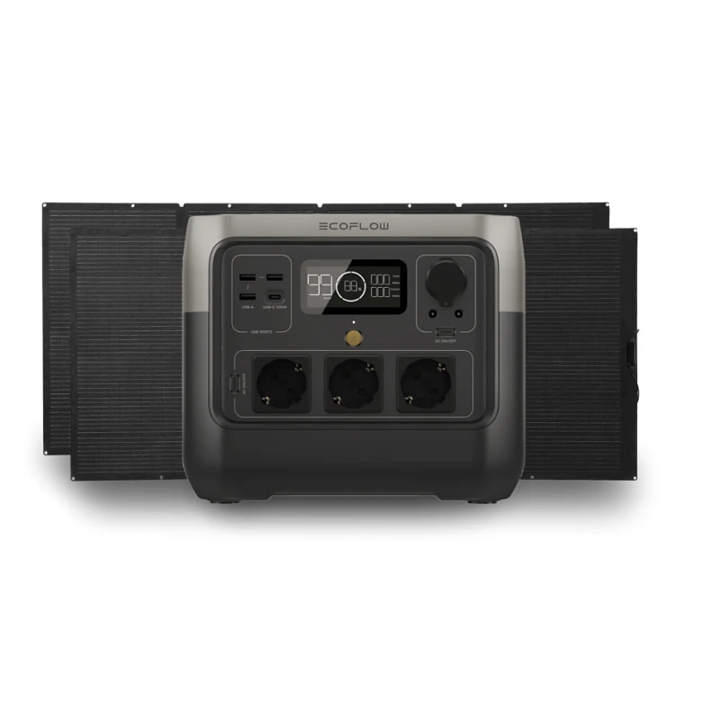 ECOFLOW River 2 Pro 768 Wh + Panneaux Solaires 2 X 110 W 3 ECOFLOW River 2 Pro 768 Wh + Panneaux Solaires 2 X 110 W