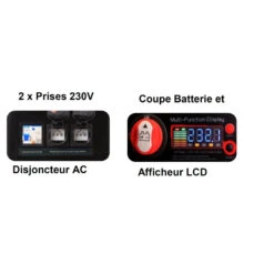 EM Powerbox 3070 Wh -Campinga Boutique energie mobile kit powerbox 3070 wh avec panneau solaire 125w 7